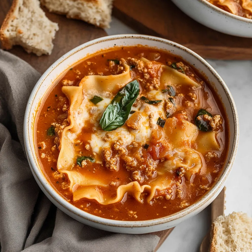 Un plato con pasta, salsa de carne y espinaca.