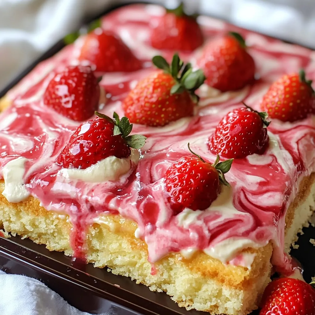 Una porción de tarta con fresas encima.