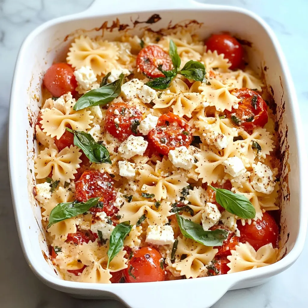 Un plato de pasta con tomates y queso.