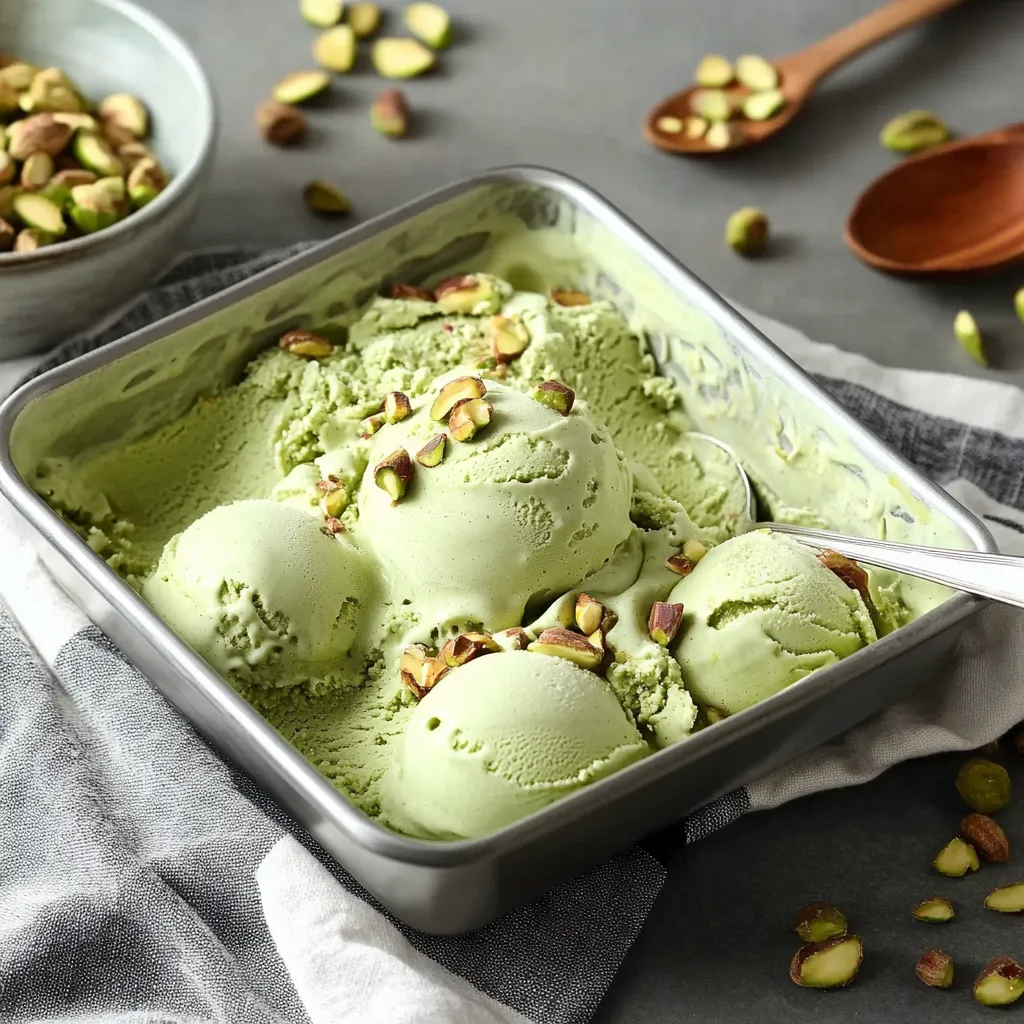 Un cuenco de helado con frutos secos por encima.