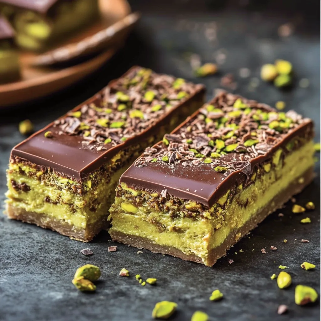 Dos trozos de pastel de chocolate con almendras por encima.