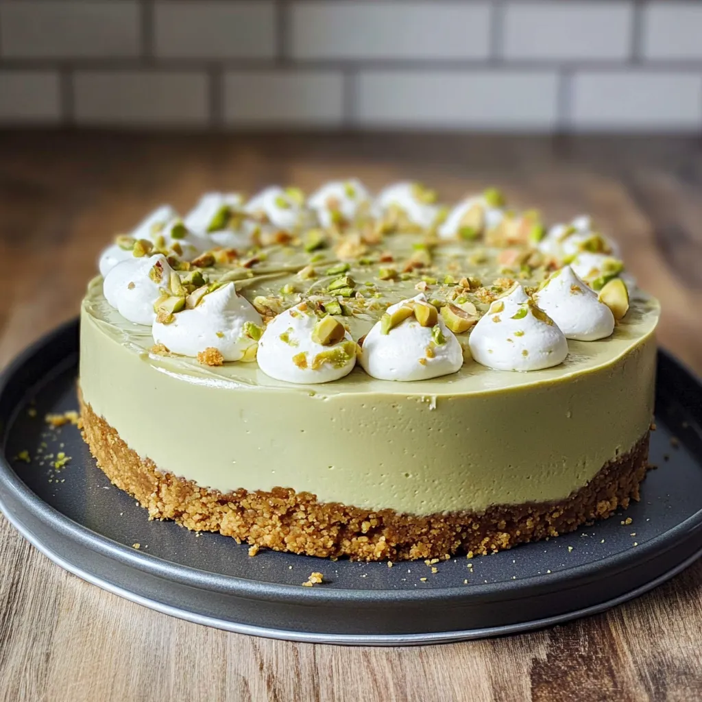 Una porción de pastel con cobertura blanca y nueces encima.