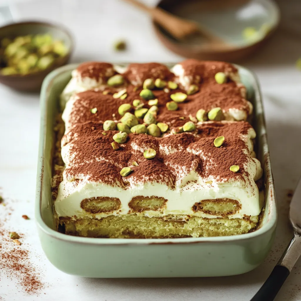 Un pastel con chocolate y frutos secos encima.