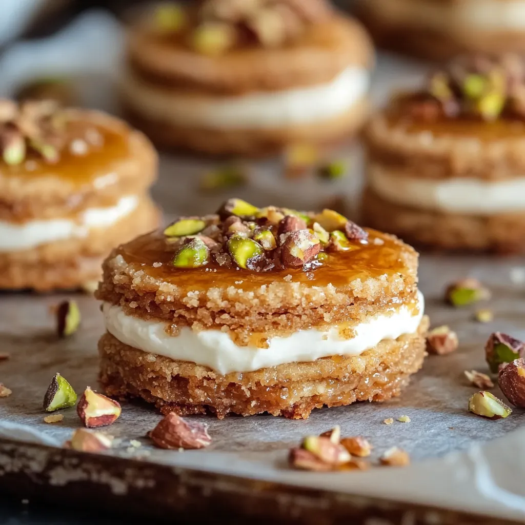 Un primer plano de un pastel con crema blanca y nueces.