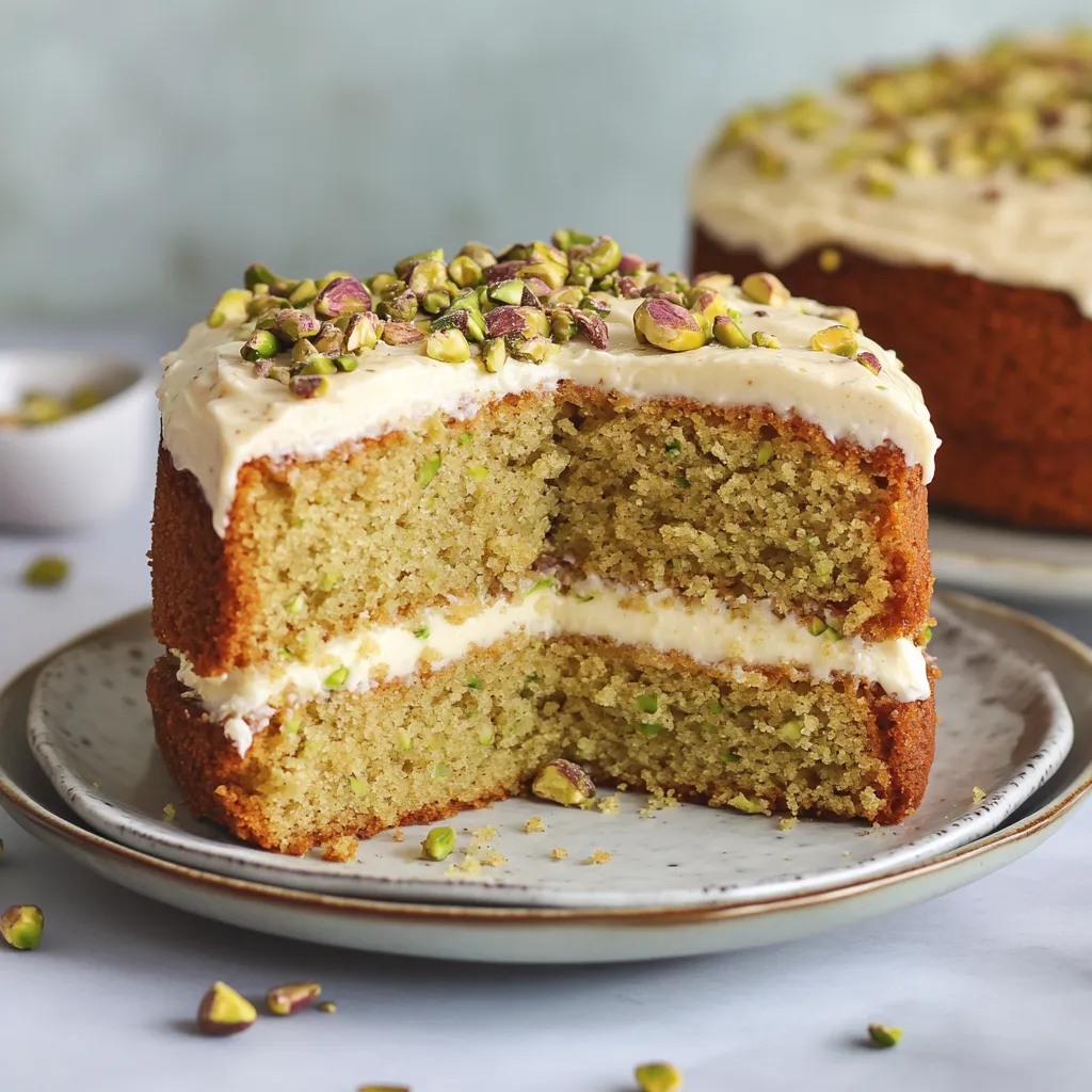 Una porción de pastel con almendras encima.