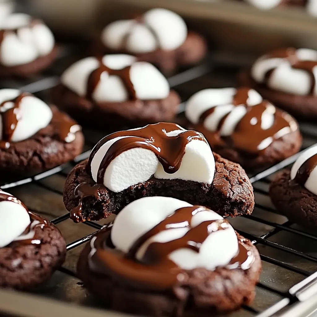 Galletas de chocolate con glaseado blanco.