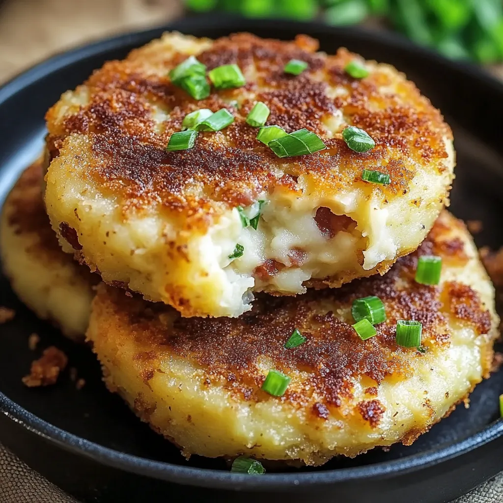 Dos piezas de comida con guarnición verde.