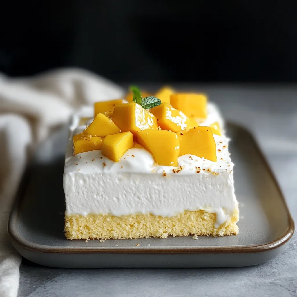 Una porción de pastel con fruta encima.