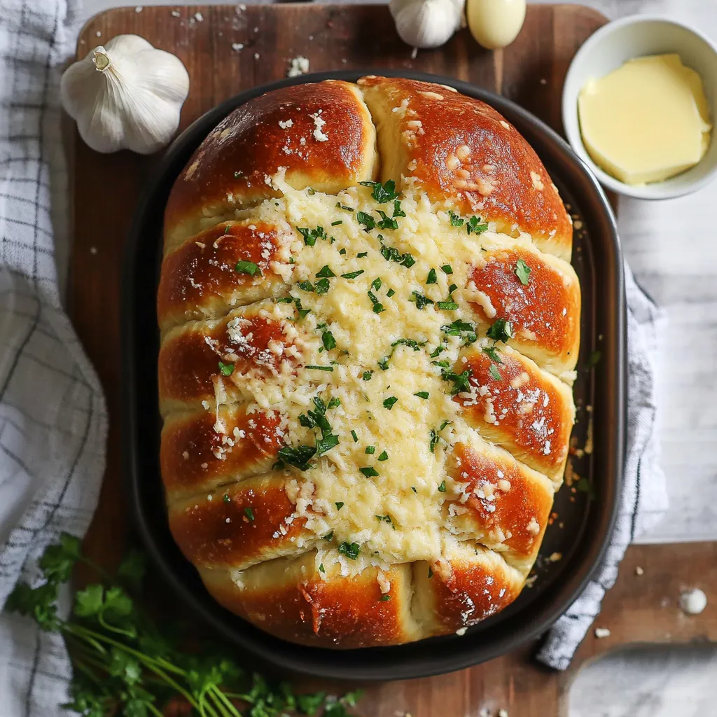 Un plato horneado con queso y hierbas.