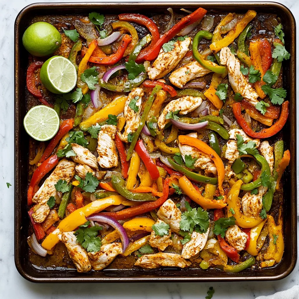 Bandeja de pollo con verduras y lima.