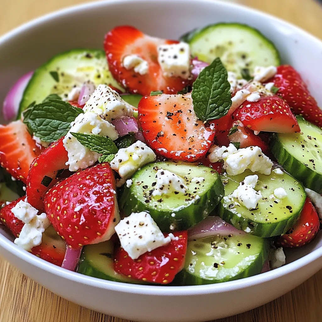 Un plato blanco lleno de una mezcla colorida de frutas y verduras.