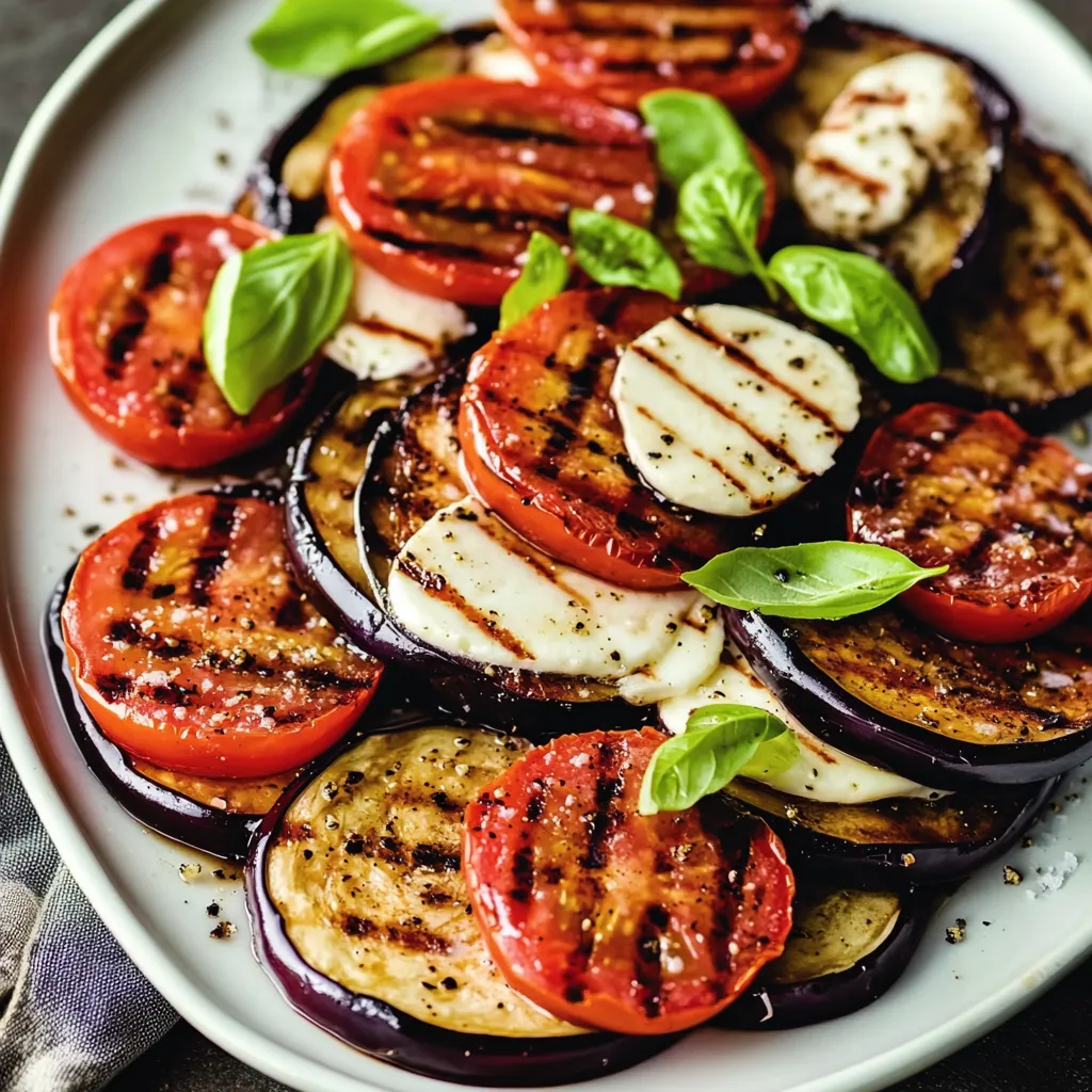 Un platón con tomates y queso fresco.
