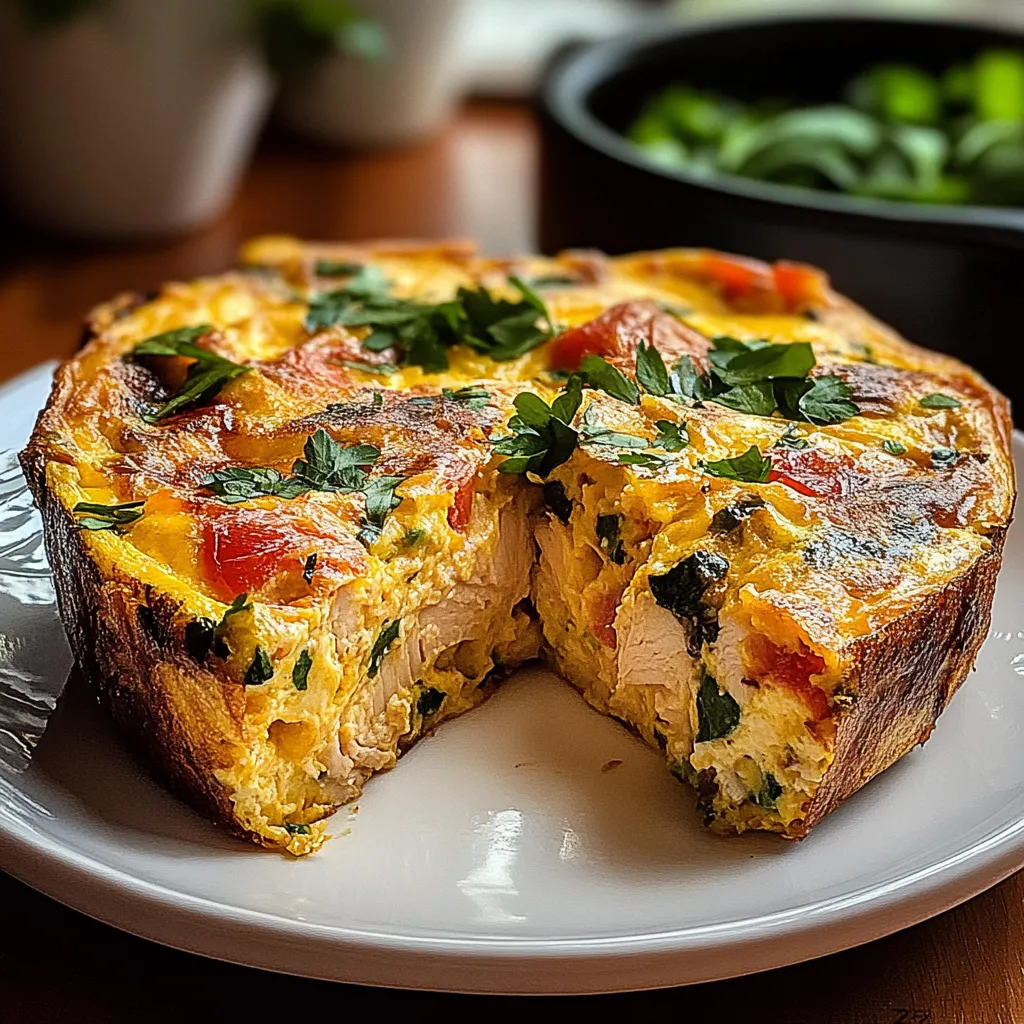 Rebanada de quiche servida en un plato blanco.