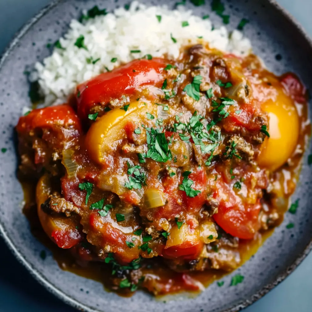 Un plato hondo con arroz y carne.