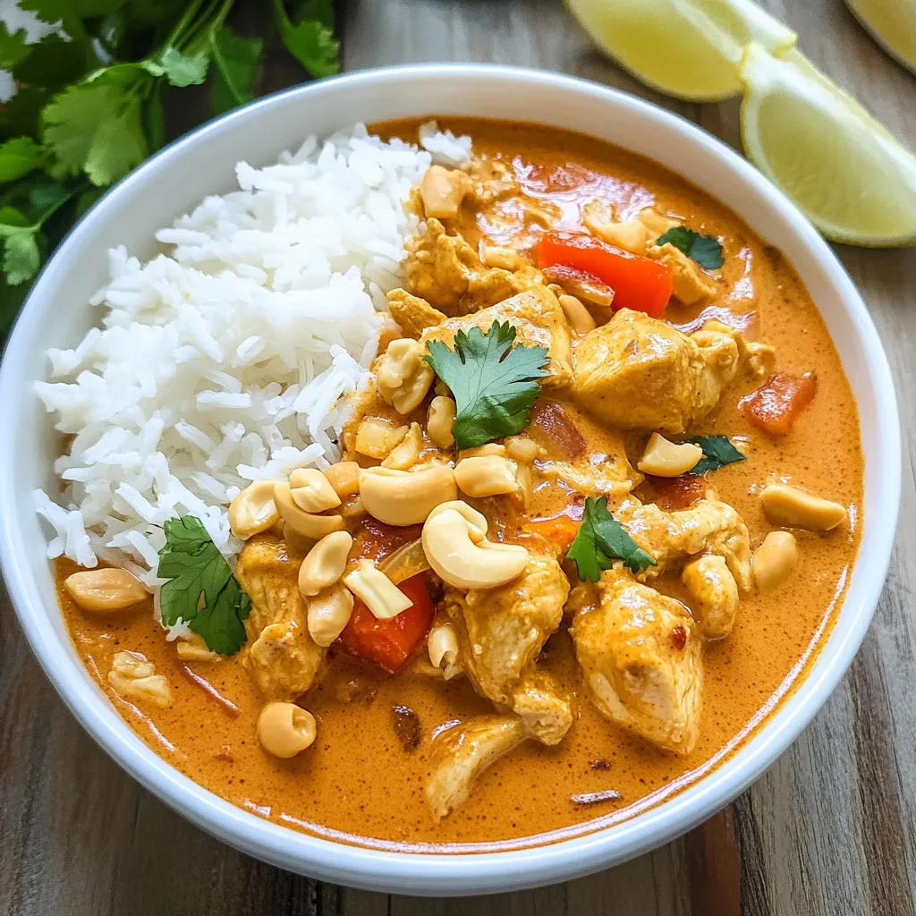 Un bol de pollo y arroz.