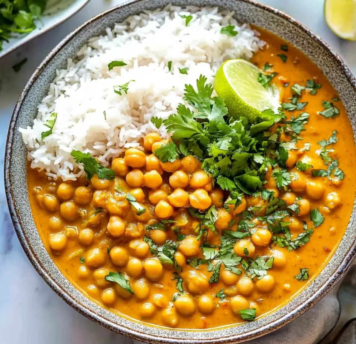 Un cuenco con arroz y frijoles.