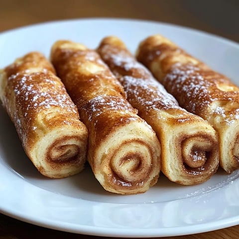 Un plato con postres espolvoreados con azúcar glas.